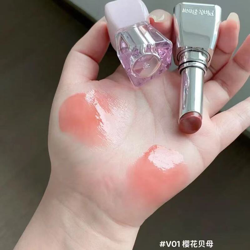 PINKBEAR ピンクベア リボンウォーターエッセンスリップスティック 水に濡れにくい バンデージウォーターライトリップスティック 保湿ミラー|undefined