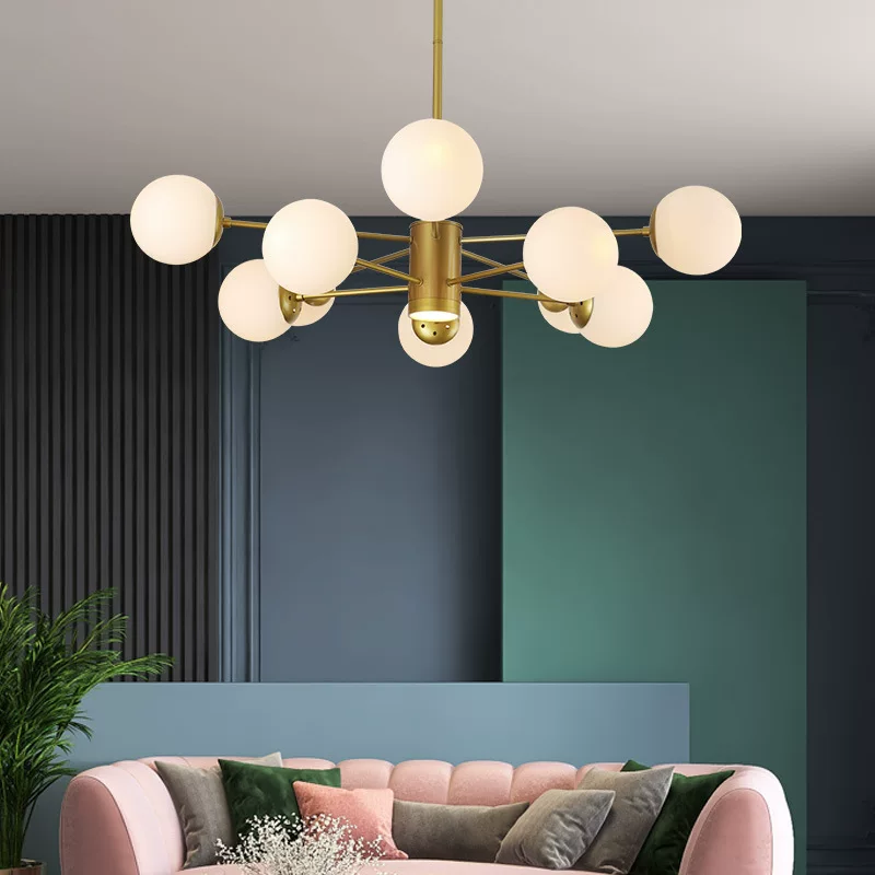 LED-потолочная лампа для спальни, свет в гостиной