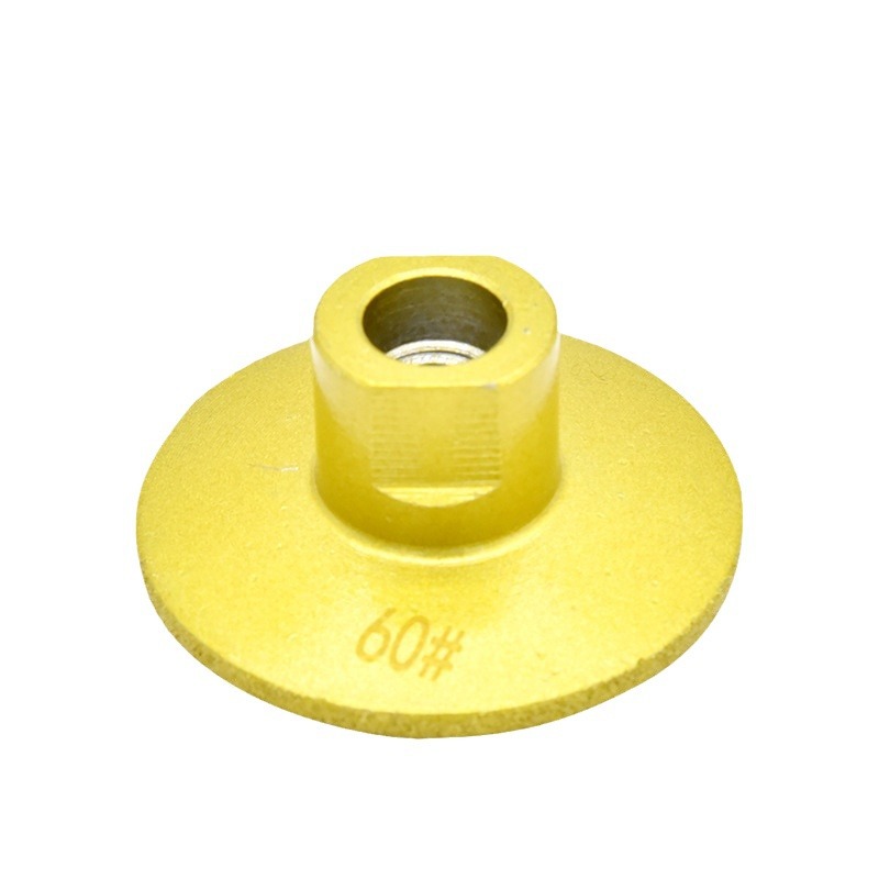 Cabeza de pulido plano de soldadura fuerte de 2 pulgadas, piedra de mármol, piedra de cuarzo, encimera, nivelación de bordes, amoladora de ángulo plano, hoja de rectificado