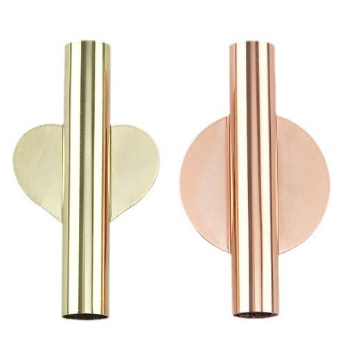 Creative wall flower vase Nordic style wall flower tube vase gold punch-free living room wall decoration pendant
