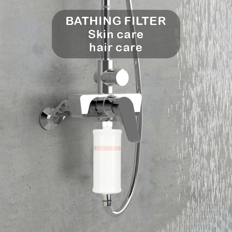 Long-Lasting Skin Care Shower Filter for Domestic Use Can Filter Sediment, Rust, Odor, and Discoloration Shower Water Purifier
