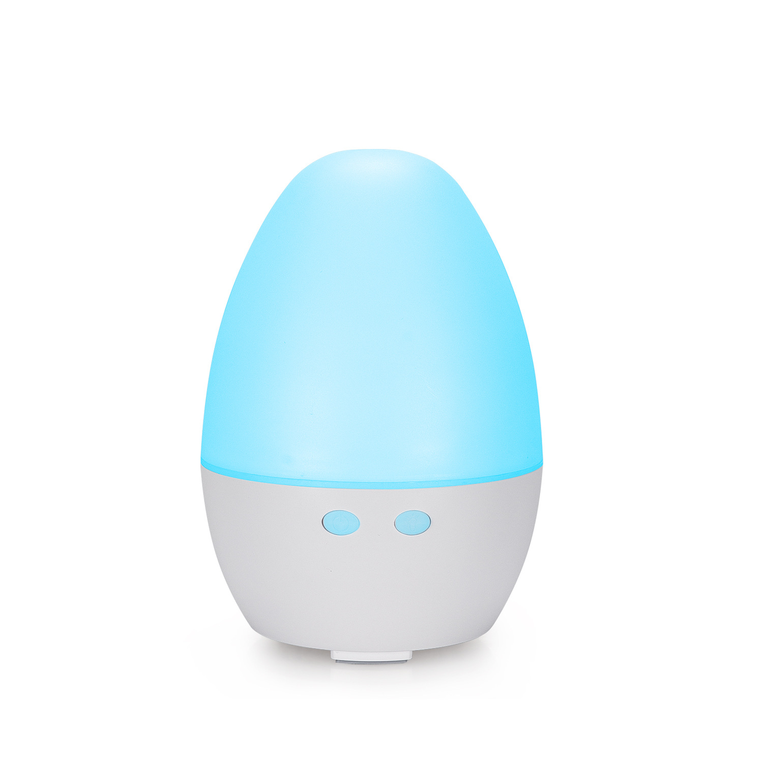 Venta caliente de la fábrica 5V huevo grano madera ronda humidificador USB colorido hogar pequeño mini aceite esencial máquina aromaterapia