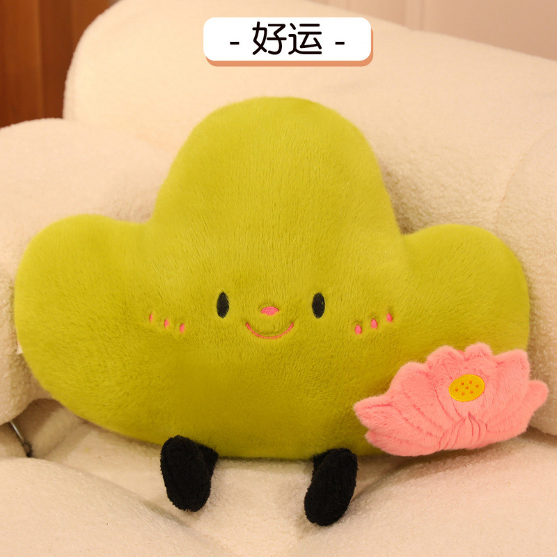 Interés transfronterizo nubes buena suerte almohada cojín acalma compañía muñeca muñeca lindo muñeca de peluche regalo creativo image 4