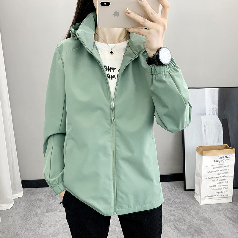 UPF100 + protector solar al aire libre mujer de verano nuevo tejido fino suelto seda de hielo de secado rápido anti-UV abrigo de mujer ligero