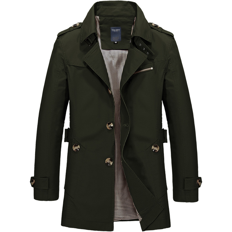 (Cross-border trading), casual cotton jacket, demi-season trench coat 3