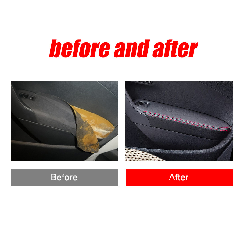 Suitable for 11-18 Models of Volkswagen Polo, Door Armrest Leather Cover, Durable Microfiber Leather, Automotive Interior Accessories, Cross-Border