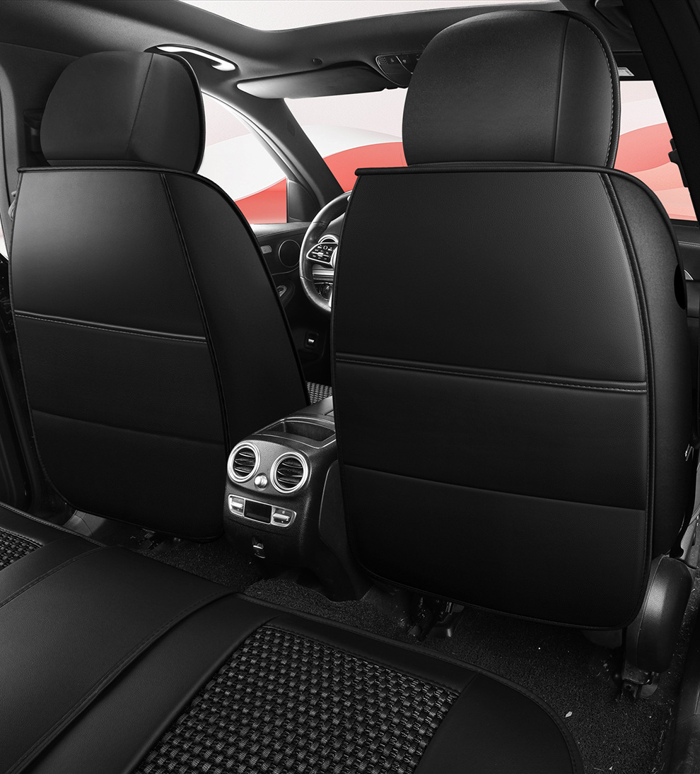 25 Years New Breathable Leather Ice Silk All-Inclusive Four-Season Universal Car Seat Cushion Seat Cover Manufacturer Wholesale Cross-Border