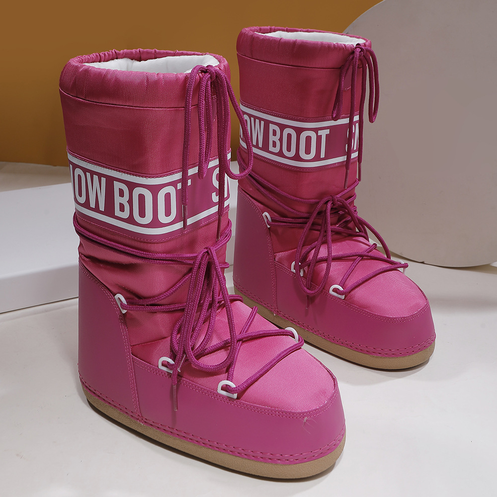 Botas espaciales de compras transfronterizas de la serie Moon Eight Color Botas de moda Fan Liang Botas de tubo alto para mantener el calor, piernas ligeras a prueba de frío para mantener el calor