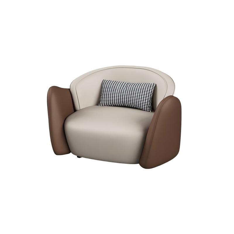 Oficina de ventas moderna y simple Sofá curvo de hotel Residencia Salón de belleza VIP sala de estar Sofá de negociación image 11