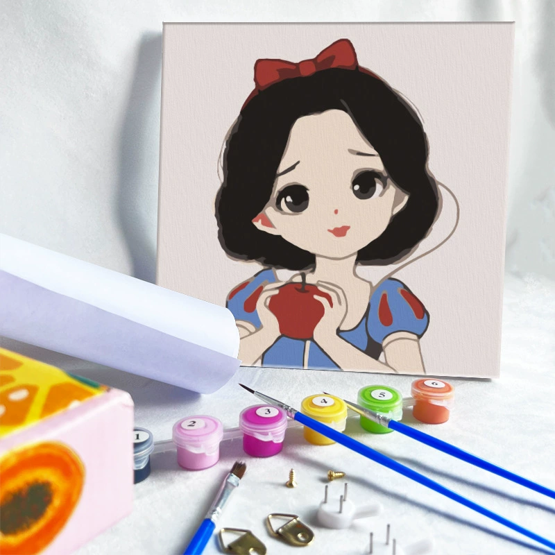 Цифровая масляная живопись 20*20 Детский мультфильм DIY handmade-painted декоративная картина последующего поколения дистрибьютор 제조업체 específicos