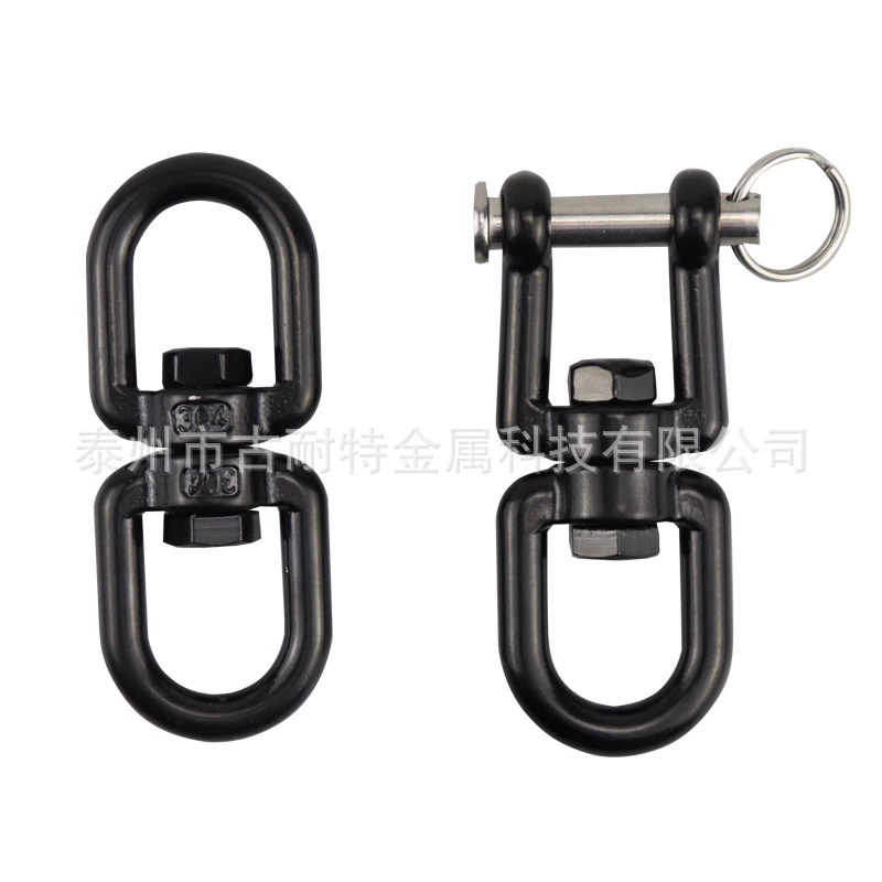 304 нержавеющая сталь черное вращающееся кольцо 8-образная вращающаяся кольцевая цепь вращающаяся Пряжка Универсальное кольцо аксессуары против узла собачья цепь вращающееся кольцо