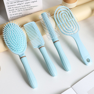 Air Cushion Comb, Air Bag Comb, Curly Hair Comb, Straight Hair Comb, Long Hair Cylinder Fluffy Comb, Women's Household Large Curved Massage Rib Comb