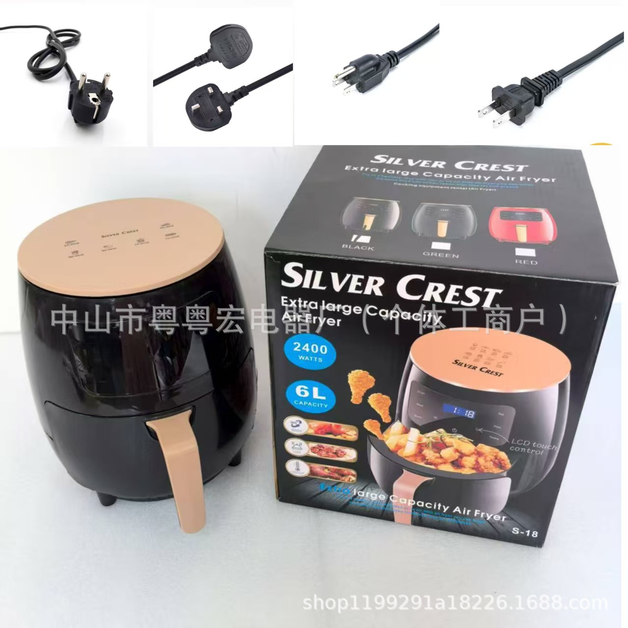 Air Fryer Household Large-Capacity Touch Air Fryer Multi-Function French Fries Machine Smart Electric Fryer Wholesale