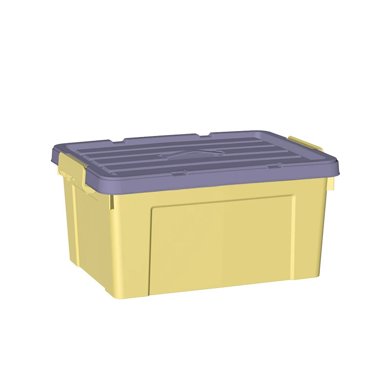 Handheld Transparent Plastic Storage Box, Portable Organizer with Lid, Multiple Sizes 14–63.5 cm