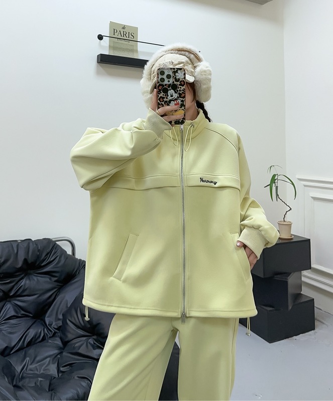 补单王2025秋季外贸高品质高级感百搭显瘦运动休闲时尚开衫外套女|undefined