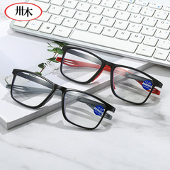New cross-border anti-blue light reading glasses, middle-aged and elderly sports flat reading glasses, men's and women's anti-slip reading glasses