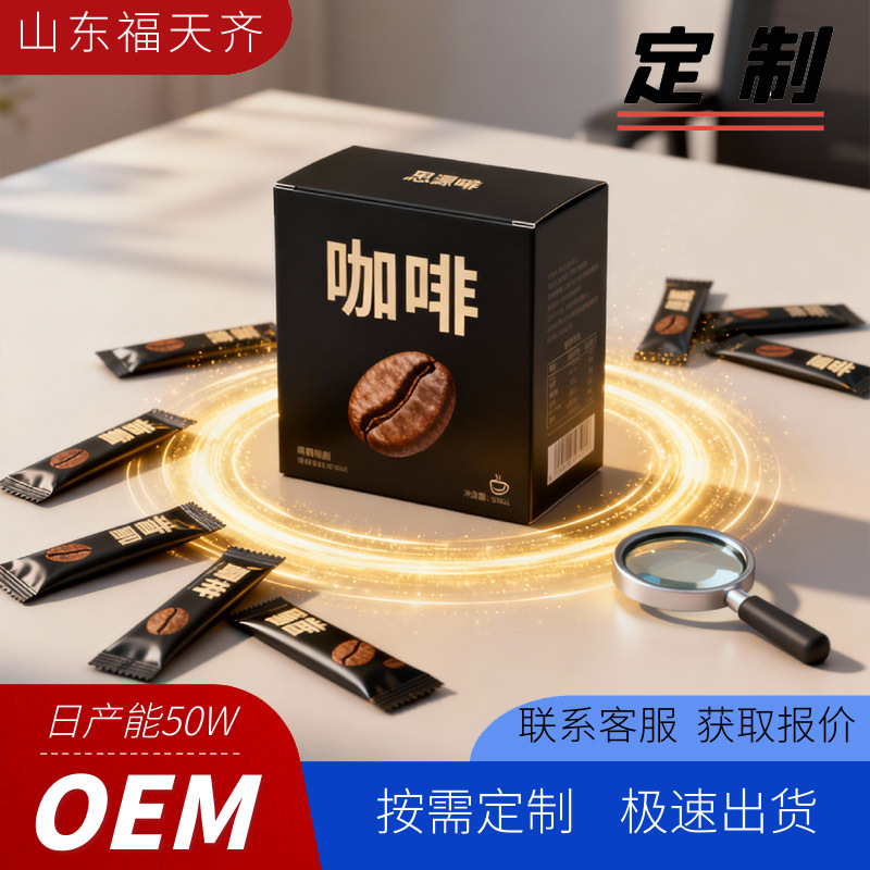 customized coffee solid Drinks American style Black coffee coconut oil mct powder glycerol coffee