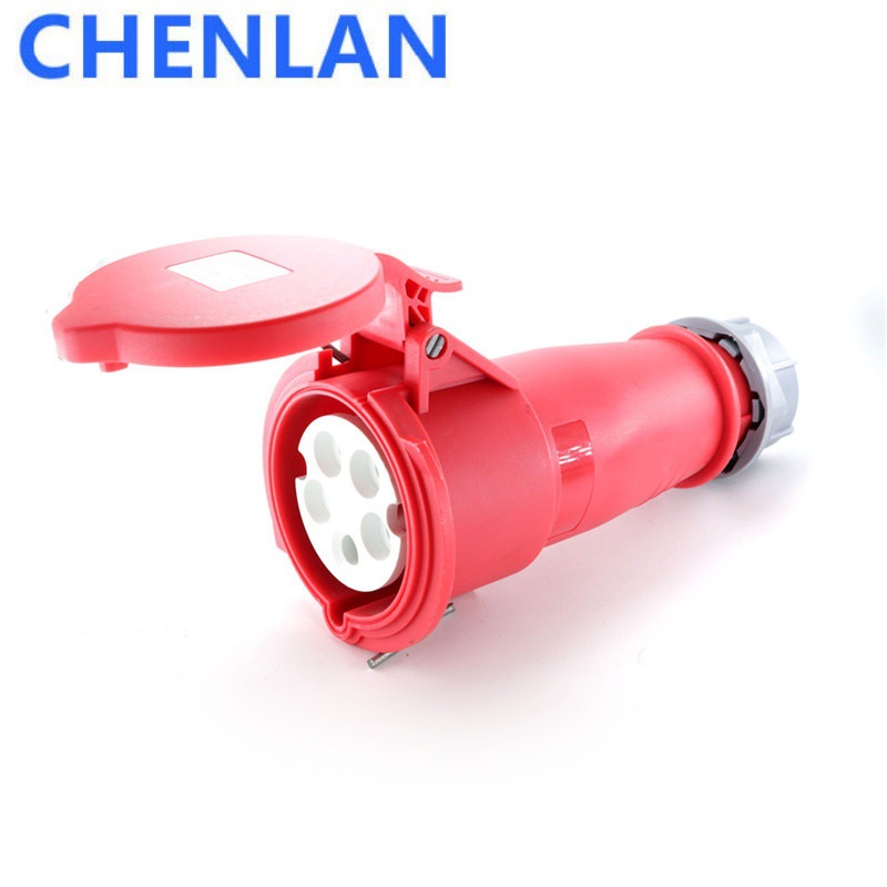 32A-6H 3P+N+E 220-380/240-415V工业插座移动式CLN225三相五线
