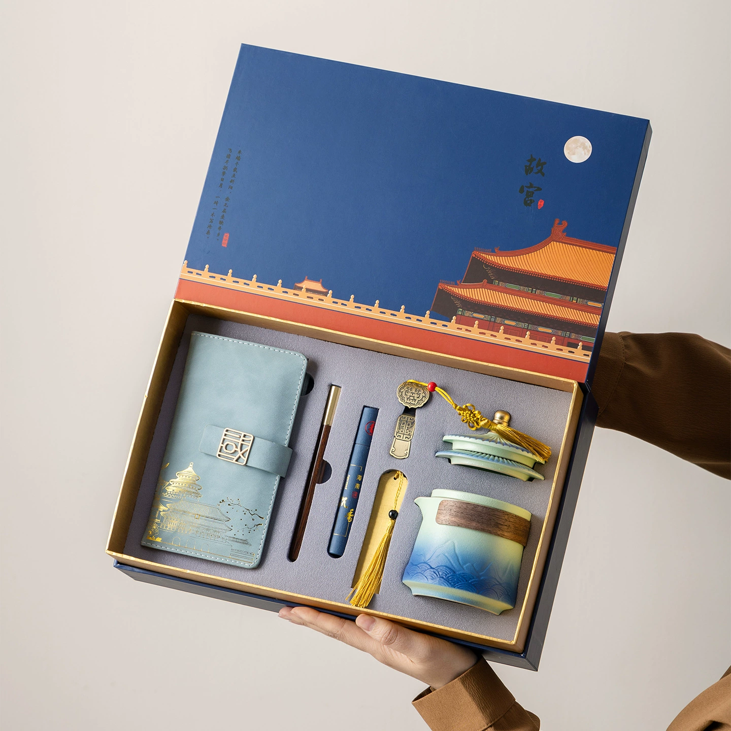 Tea set for traveling, high-end gift box, Birthday gift