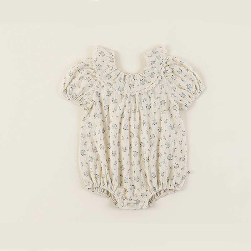 赤ちゃんの小さい砕花の連体服の女の子の百日の宴会の服の女の子の誕生日の写真撮影の服装の夏の金のお尻の服