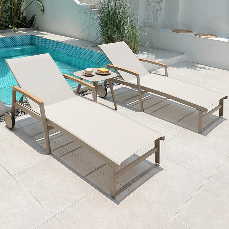 Al Aire Libre cama Villa piscina Hotel playa patio jardín al aire libre terraza ocio impermeable protección solar plegable reclinable image 4