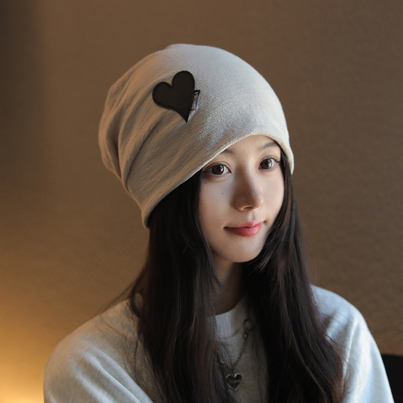 Cappelli impilabili per le donne in primavera autunno, cappelli freddi in maglia larghi, alla moda e versatili dopo il parto_voghion.com