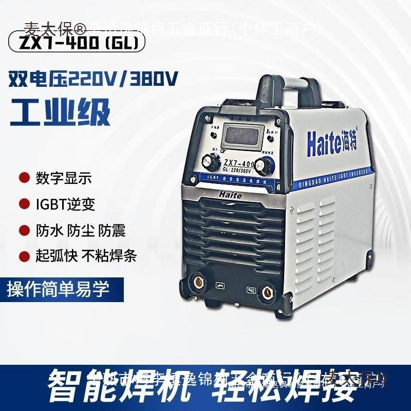 海特两用海特电焊机双电压220v/380v工业级智能手提直流焊麦太保