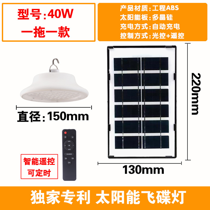 새로운 렌즈 UFO [40W 원격 제어 + 조명 제어]]