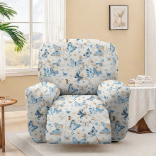 跨境芝华士保护罩头等仓沙发套田园风椅套手动四季防猫抓躺椅套-4