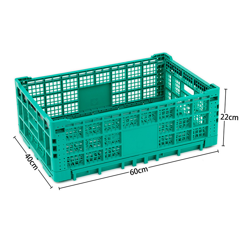 スーパーマーケットの野菜、生鮮食品、スナック、果物店の陳列棚、折りたたみ式スプライシングスタック、折りたたみ式プラスチックターンオーバーバスケット