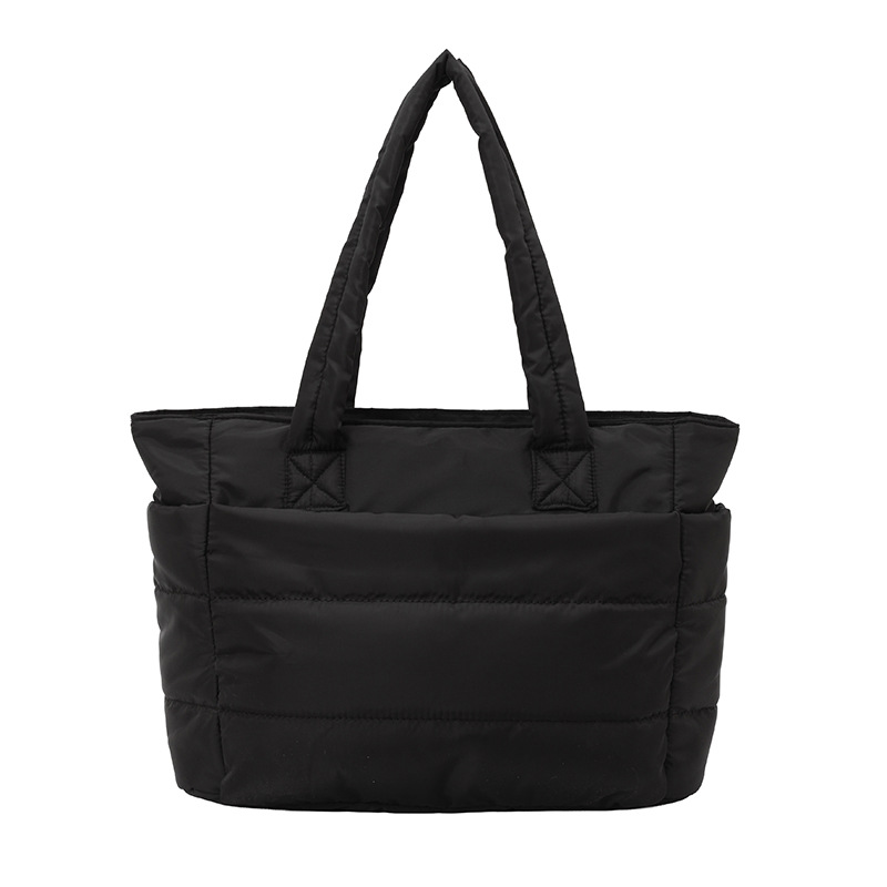 Amazon bolso de mujer de gran capacidad, ropa de algodón ligera de alta gama, chaqueta de plumón, bolso especial de yoga y fitness, bolso de viaje image 6
