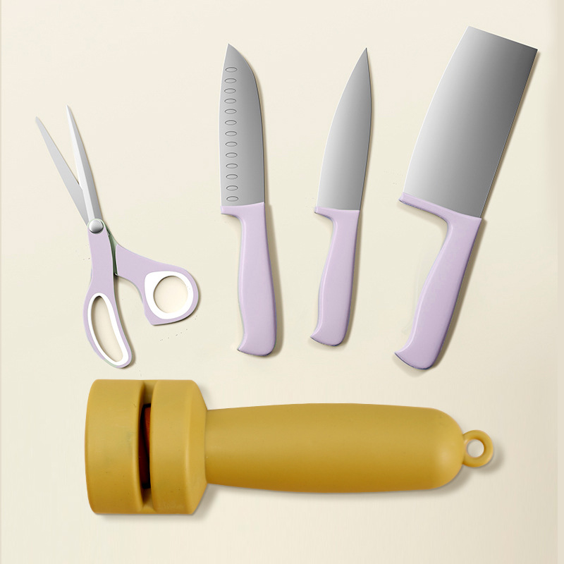 Cuchillo de afilado herramienta de afilado rápida de cocina de tijeras de corte de cuchillo de cocina afilado de piedra estante fijador de pared