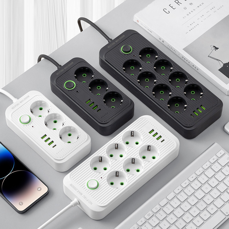 Comercio Exterior enchufe estándar europeo enchufe USB enchufe estándar alemán enchufe de alta potencia Europa Rusia extensión enchufe