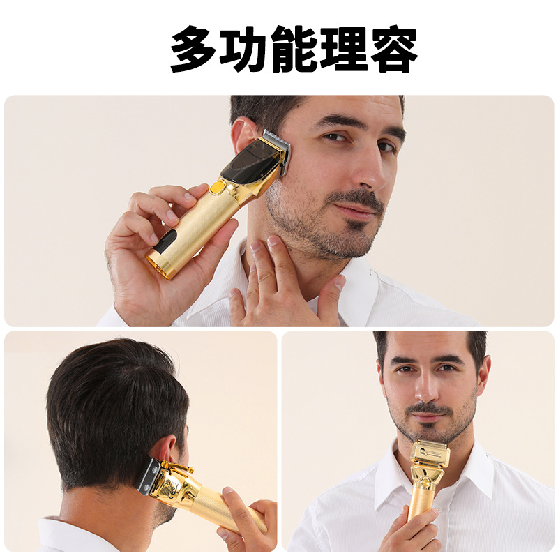 3 piezas de corte de pelo para hombres recíproco máquina de afeitar eléctrica multifuncional tijeras eléctricas blanqueadoras domésticas