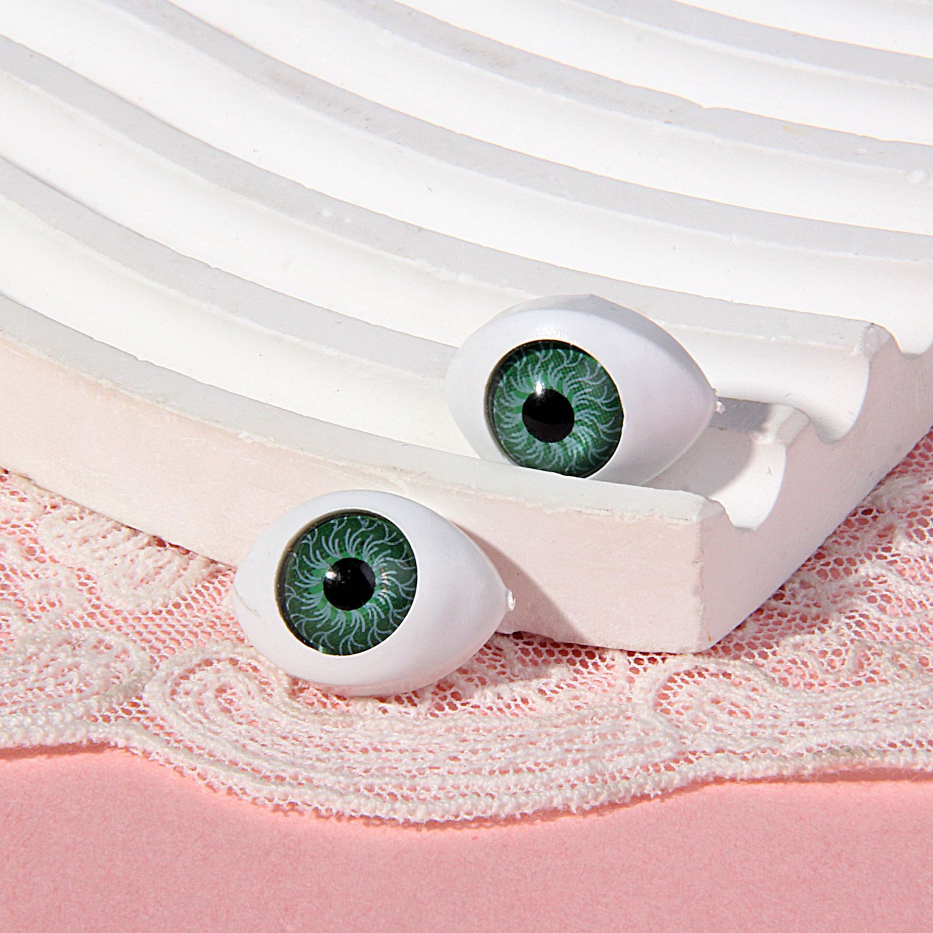 Accesorios de resina respetuosos con el medio ambiente en relieve accesorios de teléfono móvil hechos a mano DIY · cuentas de ojo 14x19mm cuentas de ojo en forma de barco