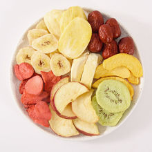混合果干水果干水果脆混合裝凍干酸奶塊兒童休閑小零食即食什錦片