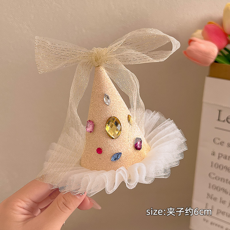 小女孩生日帽子皇冠发箍女童樱桃蛋糕头箍儿童公主风网红洋气头饰|undefined
