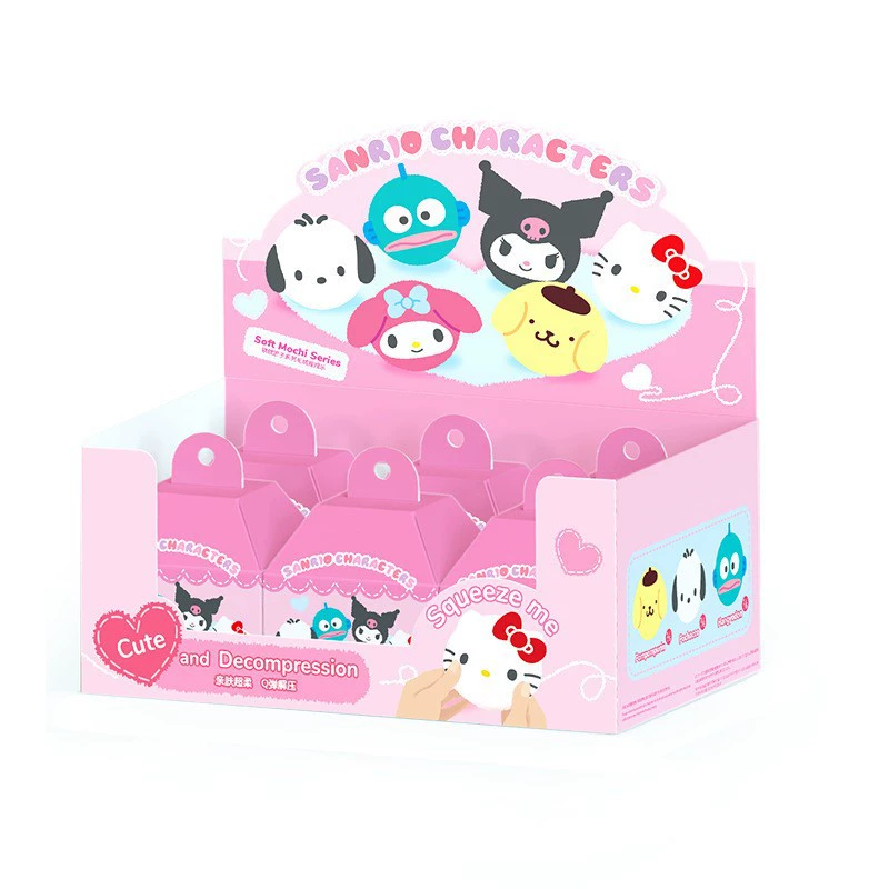 Оригинал My Melody & Kuromi, микрокоробка «Цветочный человек секретного мира», слепой бокс Kuromi, фигурки, украшения и сопутствующие подарки
