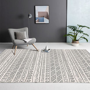 Moroccan Nordic Carpet Living Room Modern Sofa Coffee Table Floor Mat Room Bedroom Bedside Blanket Full Home