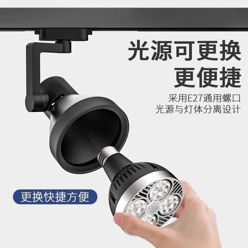生鲜水果专用灯轨道灯led射灯灯泡par30服装店轨道射灯珠宝帕灯30|undefined