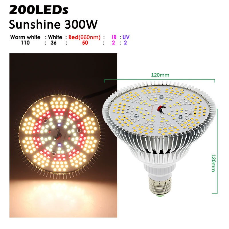 LED plant lamp, fill light, comfortable light spectrum, 30W
