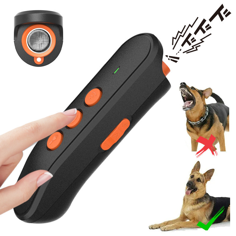 越境電子商取引ペット用品ハンドヘルド超音波犬よけ犬訓練装置猫、ヘビ、犬 P05 犬の無駄吠え防止装置|undefined