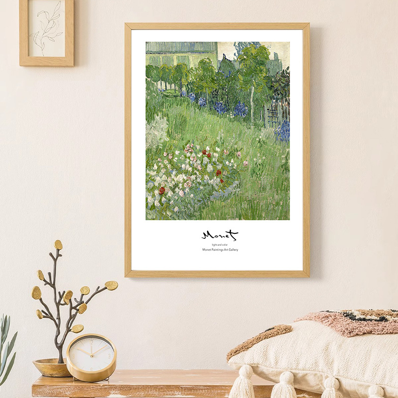 North Irving Art Hanging Painting Van Gogh Monet Decorative Painting Hotel Shopping Mall Exhibition Hall Homestay Bedside Painting Restaurant Wall Mural