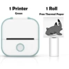 White with green (includes one roll of consumables)