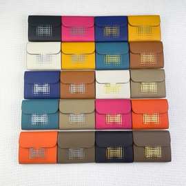 新款钱包头层牛皮多卡位外贸钱夹大容量零钱收纳真皮对折女士钱夹