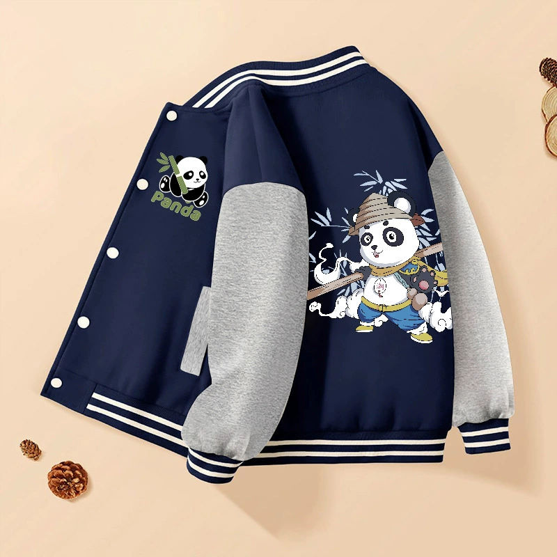 Детская одежда, модная и классная бейсбольная форма для мальчиков, весенне-осенняя верхняя одежда, детская свободная верхняя одежда, новинка 2025 года, повседневные топы в консервативном стиле