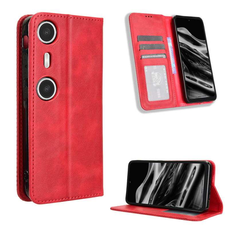 Retro Magnetic Wallet Flip Case For Xreal Beam Pro Protective_voghion.com