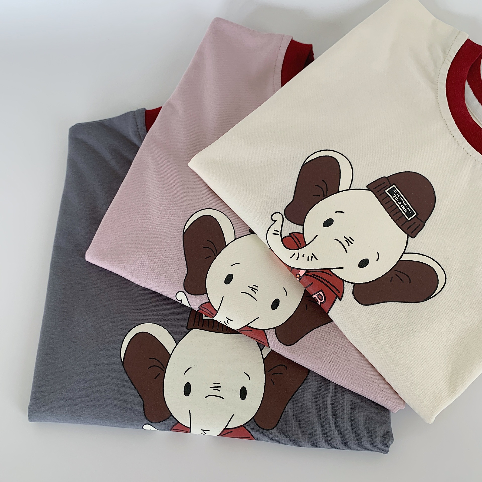 [Precio diario 14.99 RMB] Maibao niños camiseta de mangas cortas de verano 2025 camiseta impresa para bebés de hombres y mujeres