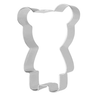 Relaxation Bear Cookie Mold Knox Bear Cookie Mold Children's Baking Press Mold Pie Bottom Imprint Stainless Steel Kitchenware