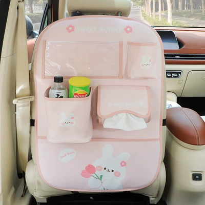 Bag Seat Back Storage – Chair back anti-kick pad - tulip-rabbit-6-in-1-multifunctional-anti-kick-storage-bag-comes-with-waterproof-inner-tube-garbage-bag